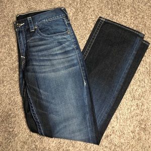 True Religion Straight Flap Natural SN Sz 34